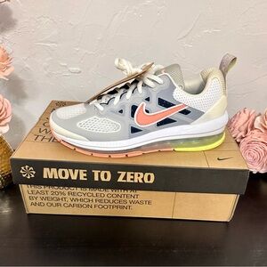 Nike Women’s Air Max Genome DC4057-100, White & Crimson Bliss – 7.5 – New w/Tags